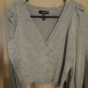 Long sleeve grey cardigan